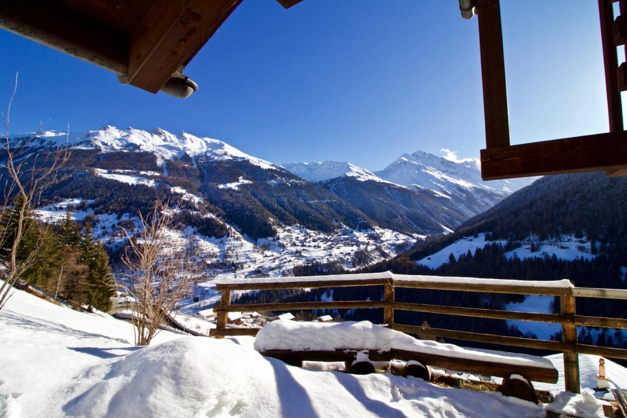 Chalet Abraxas With Astonishing View - Grimentz Exterior foto