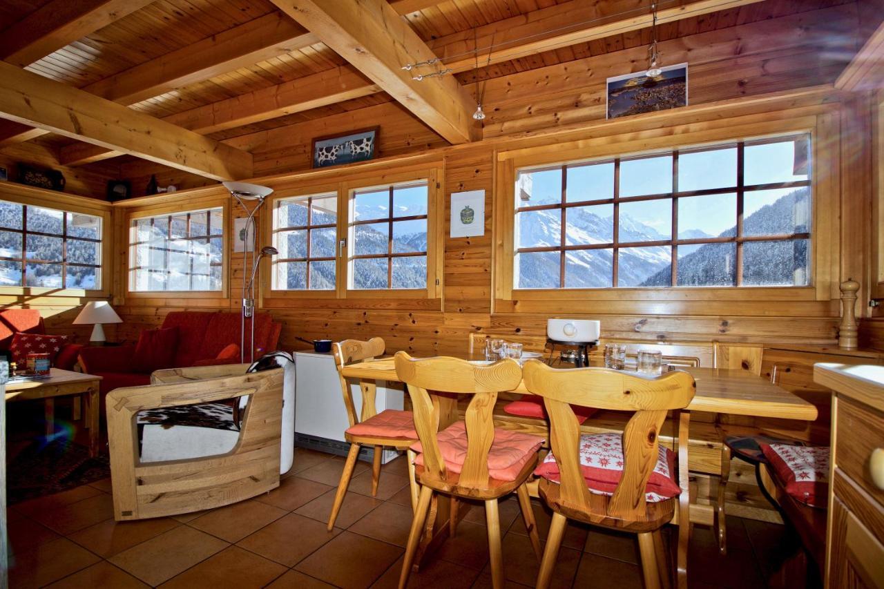Chalet Abraxas With Astonishing View - Grimentz Exterior foto