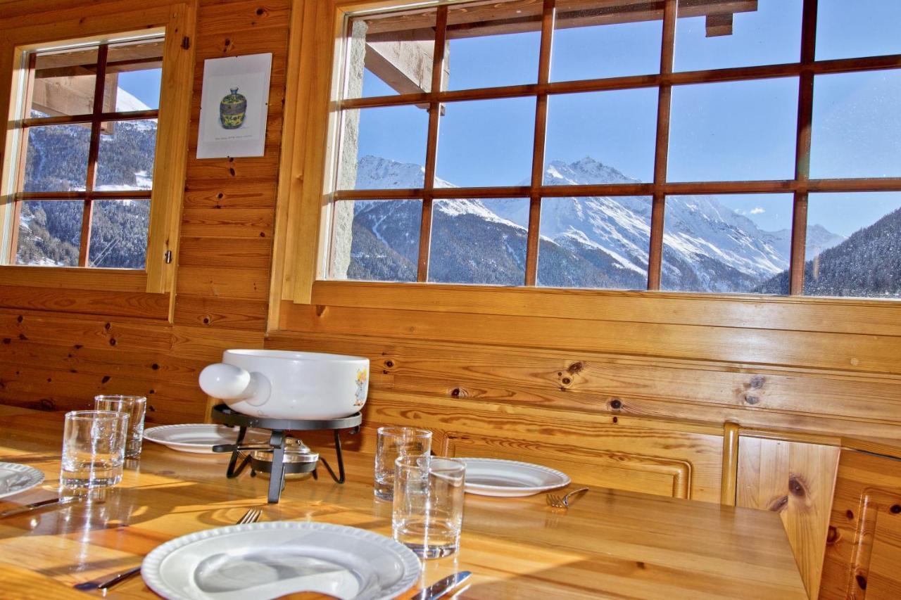 Chalet Abraxas With Astonishing View - Grimentz Exterior foto
